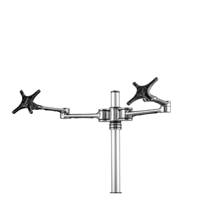 Atdec AF-AT-D-P dual swing arms on post