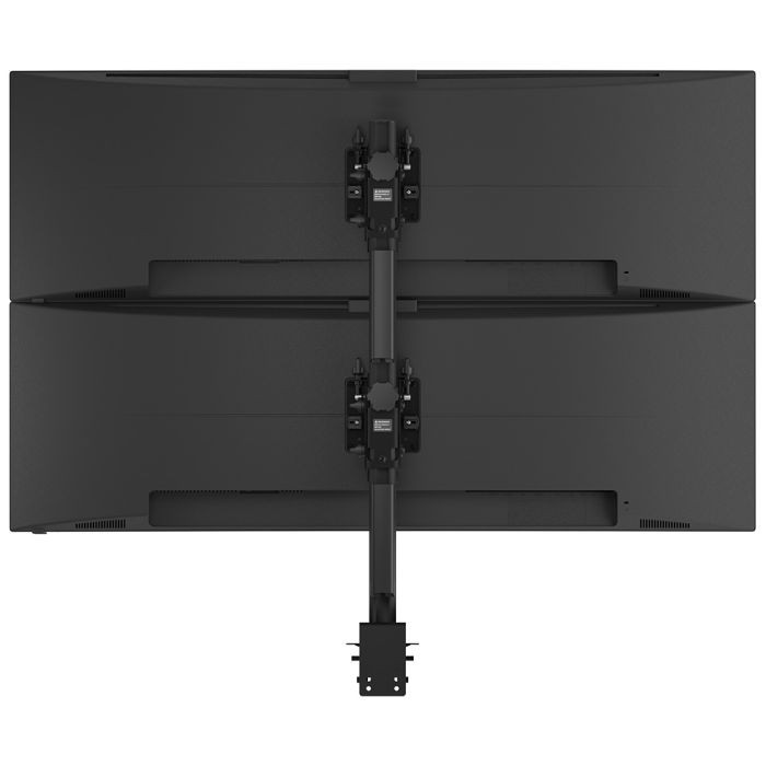 Atdec AWMS-2-BT75-H-B heavy duty dual mount with HD F-clamp