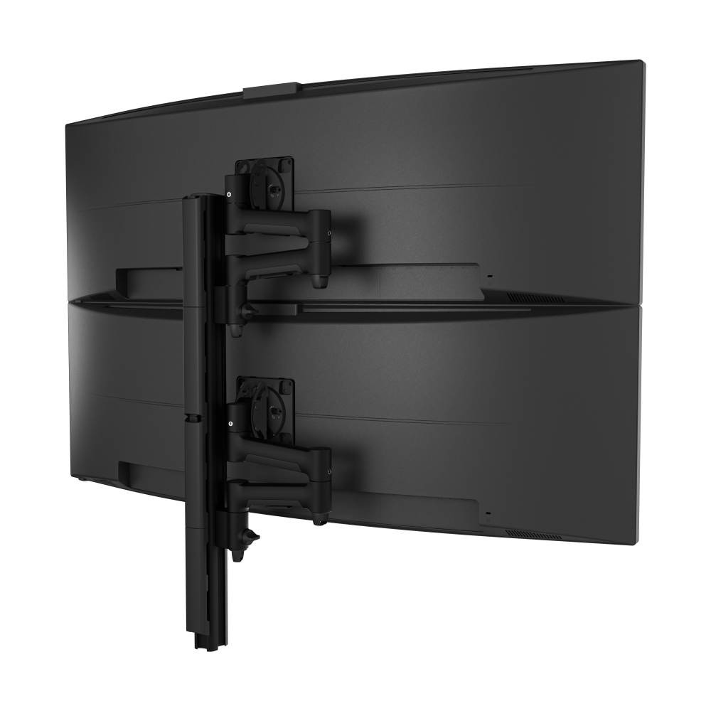 PREDUCTS Monitor Arm × 2 AWMS-2-46H75 Black
