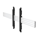 ATDEC ADB-B400M display mount brackets, black, universal, multiscreen installation capabilities, 2-pack, 10-year warranty.