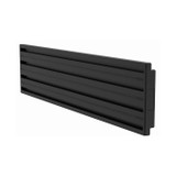 ATDEC ADB-R48-B Black aluminium horizontal mounting rail, 480mm long, 100kg capacity digital signage.