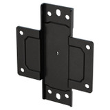 ATDEC Atdec ADB-WP black steel wall plate for ADB rails installation mounting solutions.