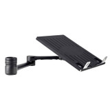 ATDEC Black polished aluminium AF-AN-B monitor arm and notebook tray, adjustable and ventilated "af-an-b".