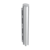 ATDEC Atdec's AWM-P40X-S silver finished post, recyclable aluminium 400mm height, cable management.