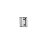 ATDEC Atdec AWM-W6-S silver aluminium short wall channel 60mm height for monitor mounting.