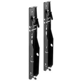 ATDEC Universal Video Wall TH-VWV display bracket set, black, ultra slim steel, two pieces.