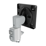 ATDEC Atdec AWM-A13T-W short swing arm mount in white, suitable for 12kg or 26.5lb monitors.