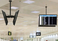 Ceiling mounts for double-sided retail signage