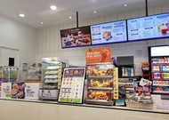 Ceiling mounts for QSR menu boards | ATDEC
