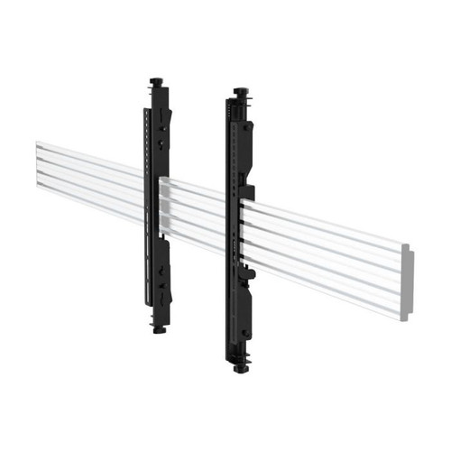 ATDEC ADB-B400M display mount brackets, black, universal, multiscreen installation capabilities, 2-pack, 10-year warranty.