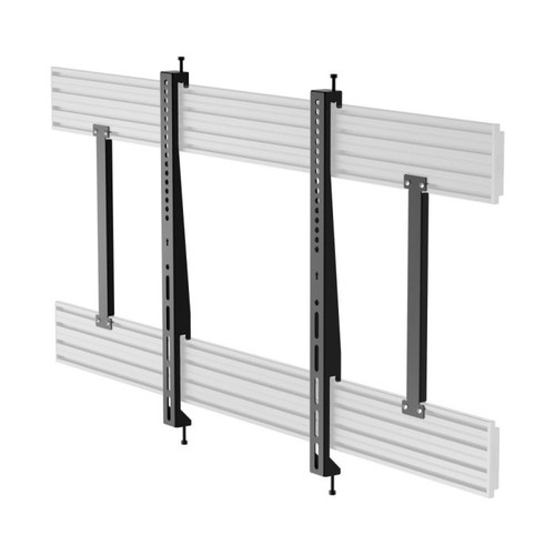 ATDEC Atdec ADB-B600H heavy-duty display mount brackets, sold in sets of two, in silver and black.
