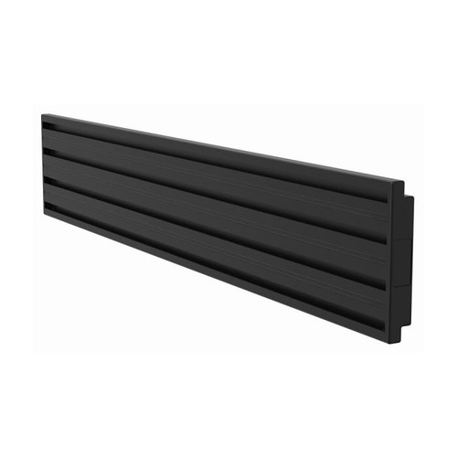 ATDEC ADB-R68-B horizontal mounting rail, 680mm black aluminium, suitable for digital signage installations, 'adb-r68' solutions.