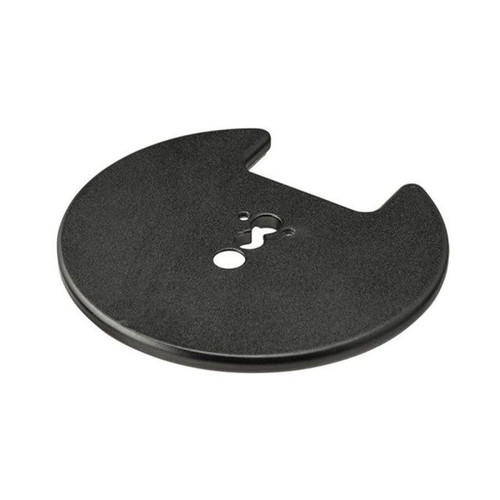 ATDEC AC-GC-B grommet desk fixing, featuring a sleek black design with cutout.