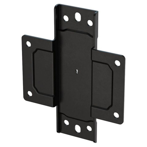 ATDEC Atdec ADB-WP black steel wall plate for ADB rails installation mounting solutions.