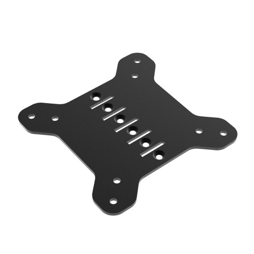 ATDEC Atdec APA-EP-V100, a steel black 10-year warranty POS VESA plate, mounts 75x100.