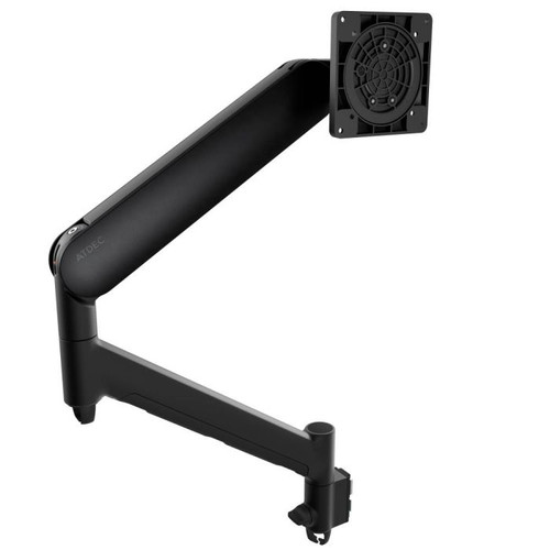 ATDEC Atdec AWM-ADTC-B dynamic monitor arm in black, with adjustable tilt and rotation.