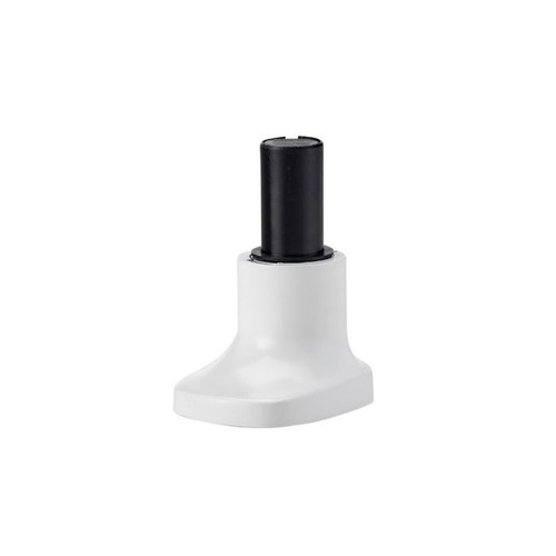 ATDEC Atdec AWM-LB-W mounting base with white finish and single monitor configuration, aluminium.