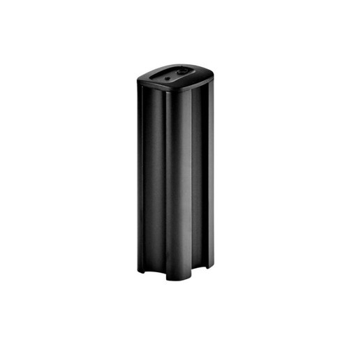 ATDEC Atdec AWM-P13-B short post in black finish, 135mm height, recyclable aluminum material, "AWM-P13-B".