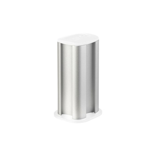 ATDEC Atdec AWM-P13-W silver monitor post with white trim, 135mm height, for arms.