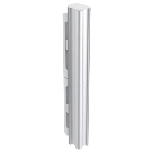 ATDEC Atdec AWM-P40G-W silver monitor post with white cable management, 400mm height, 10 year warranty.