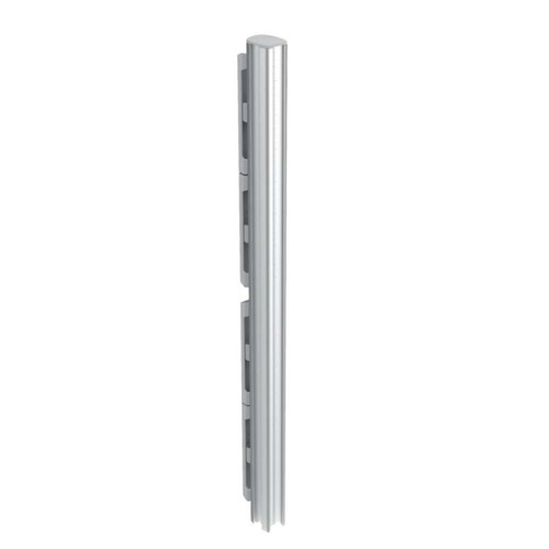 ATDEC Atdec AWM-P75G-S silver monitor post, 750mm height, recyclable aluminium, guide marks, 'awm-p75g-s' adjustable design.