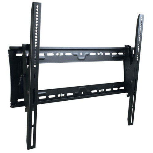 ATDEC TH-3070-UT tilt wall mount, 200lb capacity, black color, versatile display holder in use.