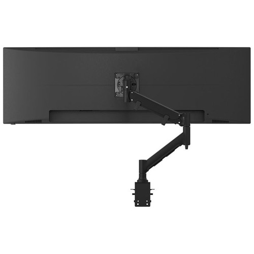 ATDEC FORTIS Black monitor arm AWMS-HXB-H-B-V, sturdy black arm for large curved monitors with robust design.