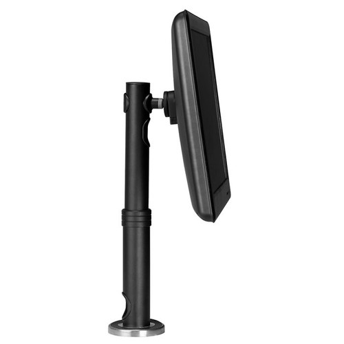 ATDEC SD-POS-HA adjustable mount for retail, education, public spaces with two device holder capacity.