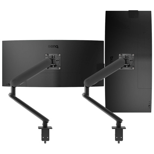 ATDEC ATDEC Ora-F Duo Black dual monitor arm with adjustable mounts, AW-Ora-F-B, 2 screens.