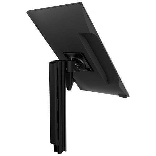 ATDEC Black AWMS-1340 monitor arm, Atdec model AWMS-1340-b with short swing mount.