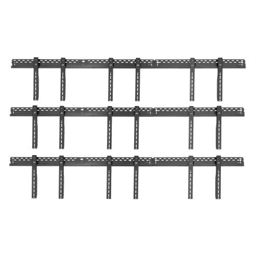 ATDEC ADWS-3x3F-280-W video wall mount for 3x3 displays 42"-50" with Atdec's Universal system.