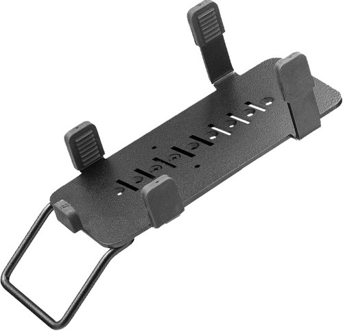 ATDEC Atdec APA-EP-ICT220 steel POS terminal holder for Ingenico ICT220 terminals, black, heavy-duty construction.