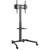 ATDEC Atdec AD-TVC-20 mobile cart for lightweight displays, 32-55" TVs with adjustable height and tilt.