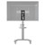 ATDEC AC-AP-4612 utility panel on a cart for mini PCs and digital signage systems.