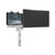 ATDEC AC-AP-UTH universal tablet holder with silver mount, soft backing for 7-12" tablets securely attached