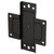 ATDEC Atdec ADB-RPP rail pole plate in black aluminium with multiple mounting holes, digital signage component.