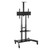 ATDEC AD-TVC-75 TV cart with adjustable shelf and universal VESA for heavy displays.
