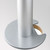 ATDEC Silver AC-GC-S grommet mount base for monitor attachment, a grommet mount with silver finish, compatible.