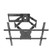 ATDEC AD-WM-9080 dark grey full motion wall mount with 90kg capacity, adjustable display holder "'AD-WM-9080'".
