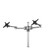 ATDEC AF-AT-D-P dual display monitor arm with 27" dual swing spring-assisted arms.