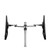 ATDEC Silver AF-AT-D-P dual display monitor arm with spring-assisted dual articulated arms