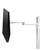 ATDEC AF-AT-SW single swing monitor arm with post and desk clamp in white, adjustable for monitors up to 32&quot;.