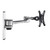 ATDEC AF-AT-W-P single swing monitor arm with polished silver finish, black fittings, and adjustable design. ATDEC AF-AT-W-P single swing monitor arm with polished silver finish, black fittings, and adjustable design.