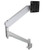 ATDEC Atdec AWM-ADTC-S dynamic monitor arm, 38" silver with adjustable black plate, wall mount compatible.