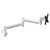 ATDEC Atdec AWM-A71-W white long swing arm for multi-monitor setup with adjustable mechanism.