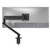 ATDEC Black desktop monitor arm, AW-ORA-F-B, with F-clamp for ergonomic office setup stability.