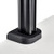 ATDEC Atdec AWM-FC-B desk clamp with compact black aluminium and steel modular design, 'awm-fc-b' component.