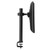 ATDEC SD-DP-420 black 420mm monitor pole mount with QuickShift donut display head attachment.