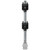 ATDEC AWMS-2-BT75-H-S two-monitor desk clamp mount in silver with black brackets, super heavy duty, for ultrawide screens.