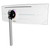 ATDEC AWMS-BT75 Silver monitor mount holds 24-57" curved or flat screens securely.